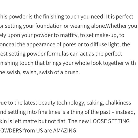 OPV Beauty London Loose Setting Powder in Translucent - Picture 3 of 5